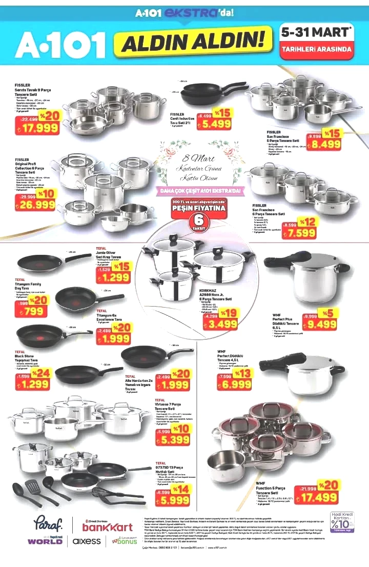 Efsane Tefal ürünleri A101 Online’a özel fiyatlarla: 31 Mart’a kadar A101 Ekstra’da! - Sayfa 4