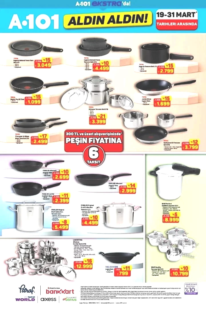 Efsane Tefal ürünleri A101 Online’a özel fiyatlarla: 31 Mart’a kadar A101 Ekstra’da! - Sayfa 8