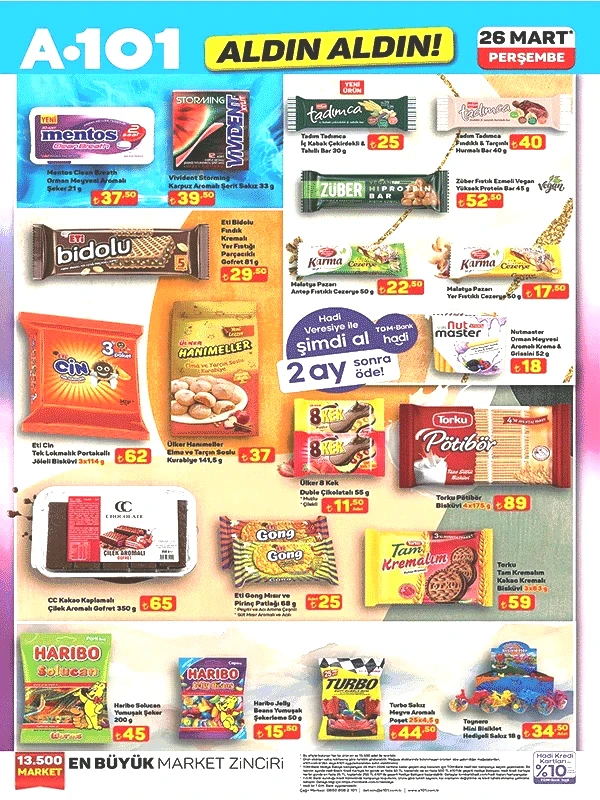 YENİ A101 BROŞÜRÜ Sayfa Sayfa A101 aktüel ürünler kataloğu 26 Mart 2026 Perşembenin ürünleri ve fiyatları: Mutfak, banyo, bahçe, giyim kategorileri