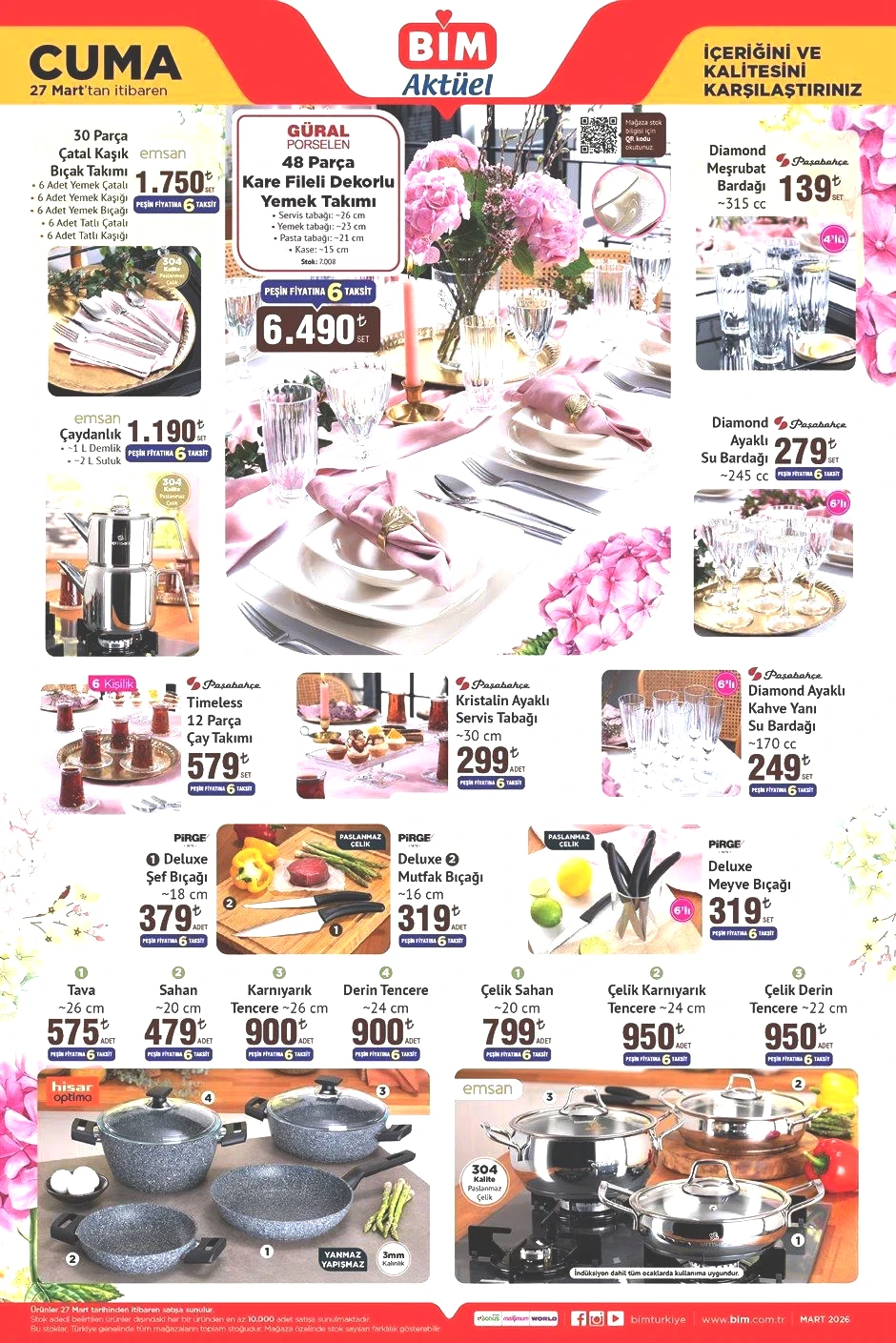 BİM 27 MART 2026 CUMA KATALOĞU