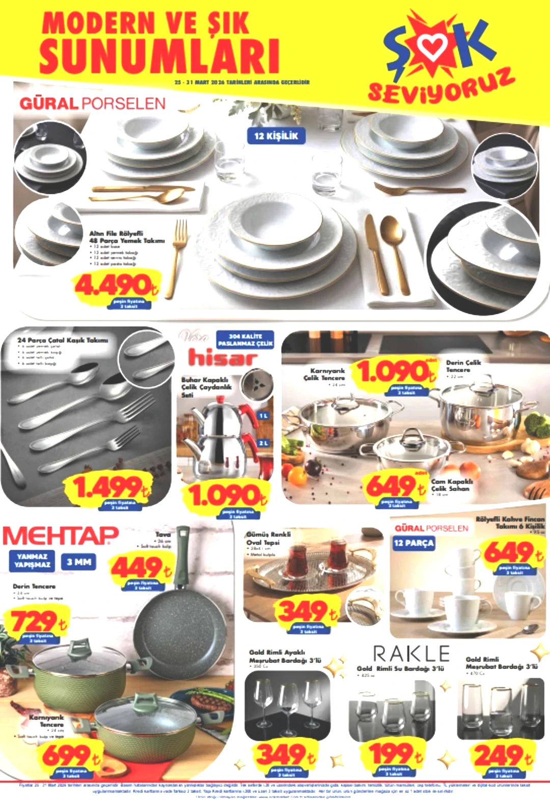 ŞOK'a Armani kol saati geliyor! 25 Mart 2026 ŞOK aktüel katalog yayınlandı! 5