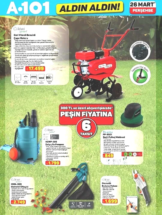 A101 ALDIN ALDIN AKTÜEL İNDİRİM KATALOĞU 26 MART 2026 || A101 afişi bu hafta ürünleri neler A101 broşürü ile oyuncu koltuğu, buzdolabı, çapa motoru, mantar LED masa lambası geliyor...