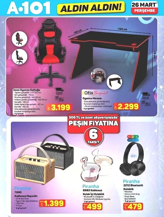 A101’DE BU HAFTA | A101 26 Mart 2026 aktüel indirim kataloğu yayınlandı! Çok uyguna ürünler