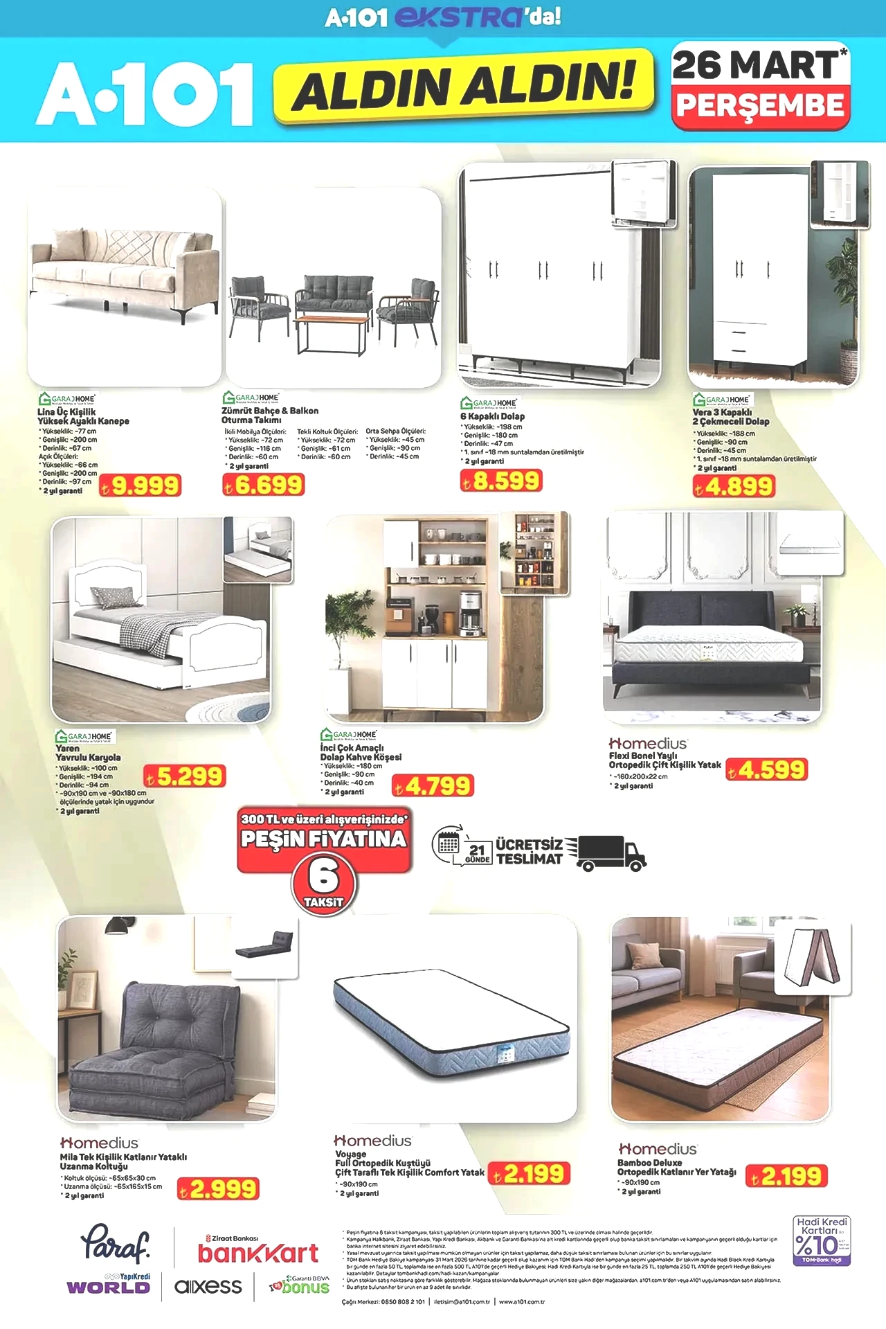 A101 aktüel kataloğu bugün satışta! Katlanabilir koşu bandı, titreşimli spor aleti ve onlarca ürün dikkat çekti