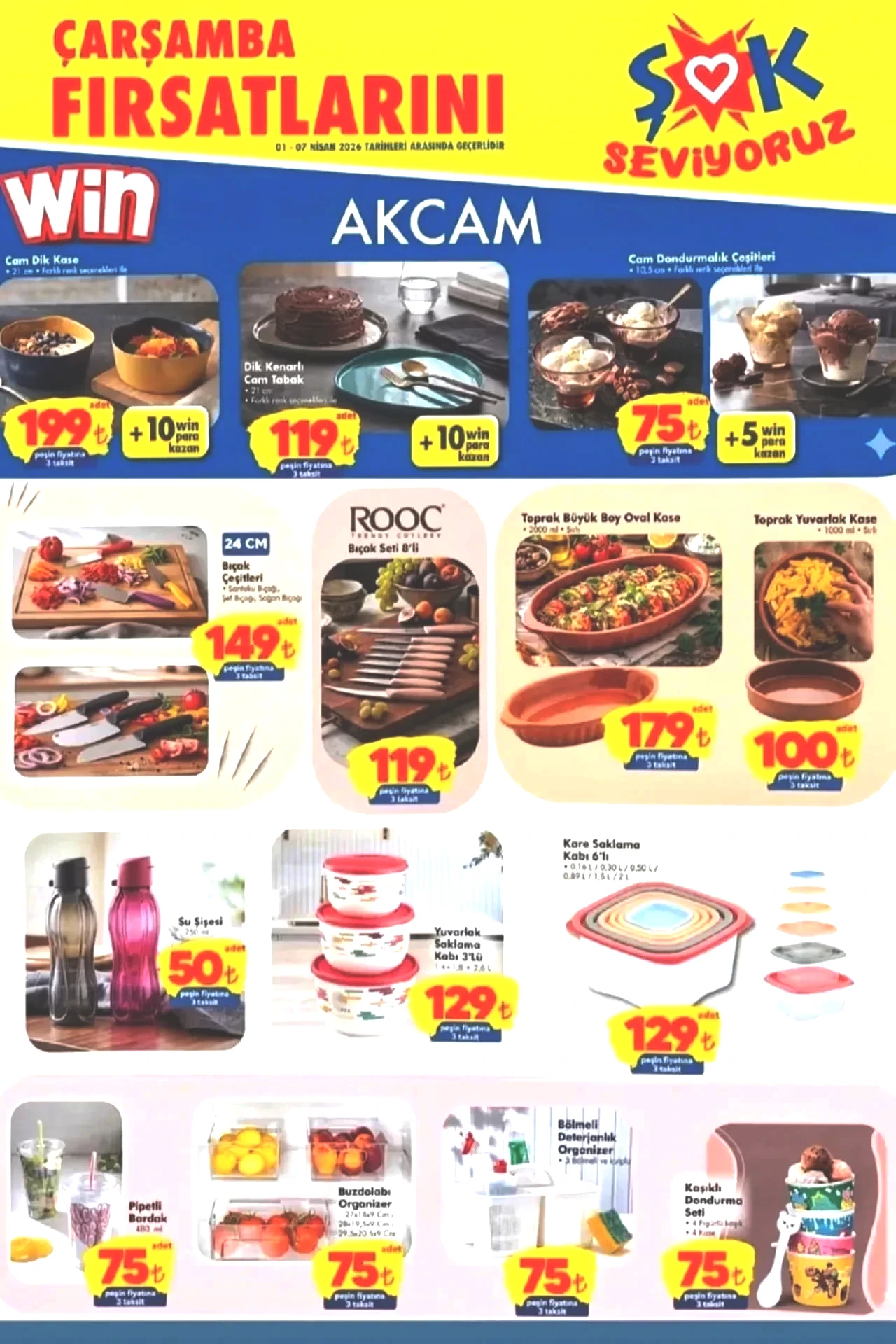 ŞOK Aktüel Ürünler Kataloğu 1-7 Nisan 2026! Makyaj aynası, tencere, oyuncu kulaklığı, tost makinesi ve elektrikli süpürge geliyor