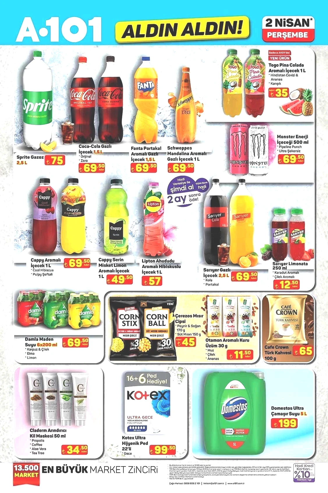 2 NİSAN A101 ALDIN ALDIN AKTÜEL KATALOĞU