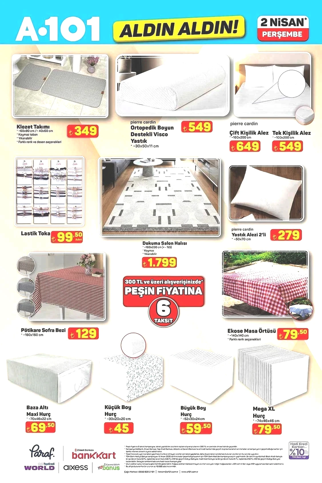 2 NİSAN A101 ALDIN ALDIN AKTÜEL KATALOĞU