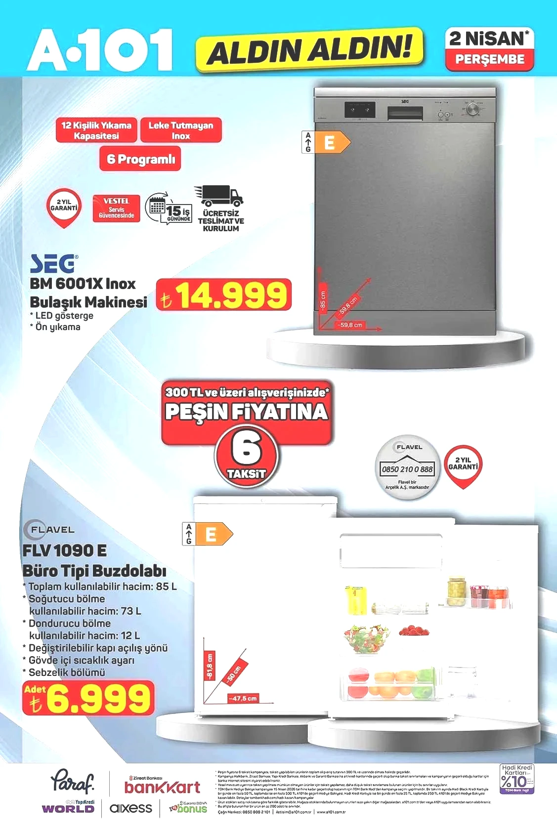 2 NİSAN A101 ALDIN ALDIN AKTÜEL KATALOĞU