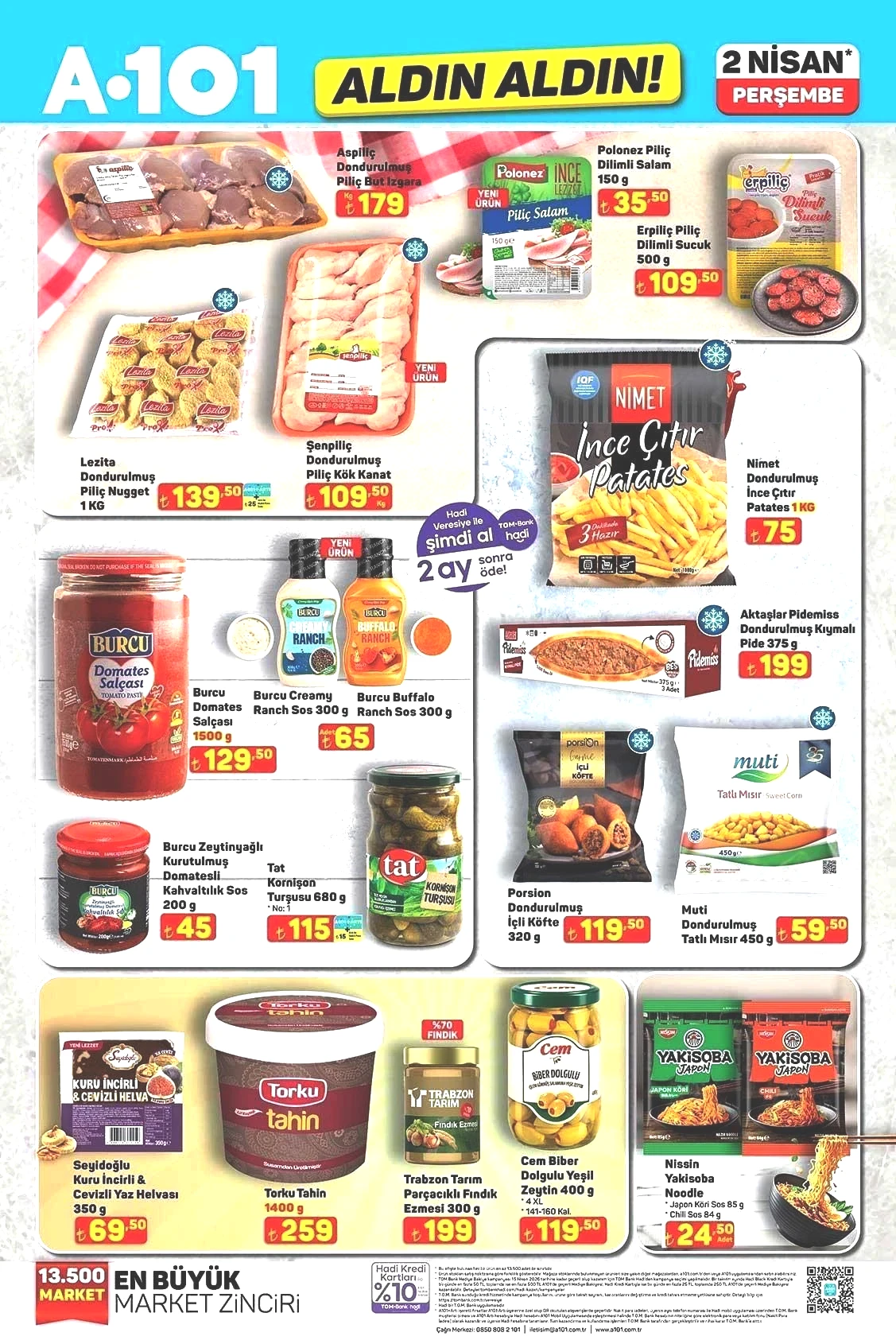 2 NİSAN A101 ALDIN ALDIN AKTÜEL KATALOĞU