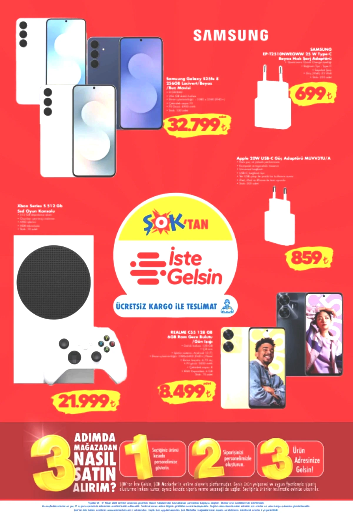 ŞOK’a Xbox Series S Oyun Konsolu geliyor! 4 Nisan 2026 ŞOK aktüel katalog yayınlandı! 3