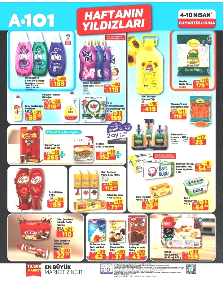 Mutfak ekonomisine can suyu: A101 4-10 Nisan 2026 Haftanın Yıldızları Kataloğu yayınlandı! - Sayfa 1