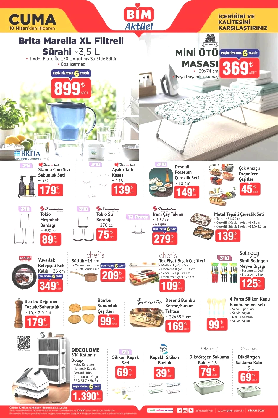 GELECEK HAFTA BİM AKTÜEL 7-8-10 NİSAN 2026 KATALOĞU İNDİRİMLİ ÜRÜNLER AFİŞİ