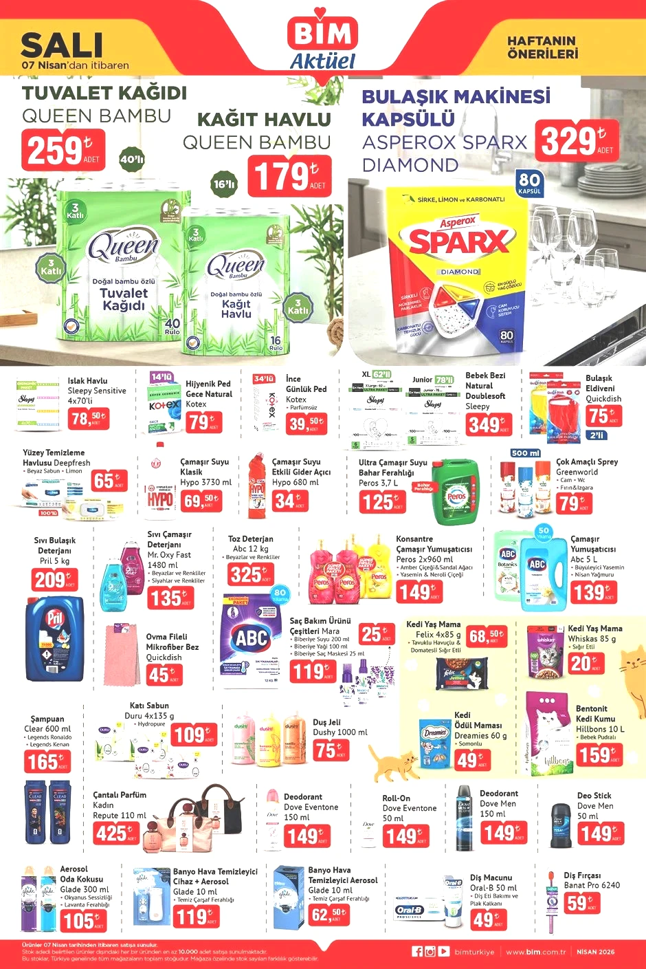 GELECEK HAFTA BİM AKTÜEL 7-8-10 NİSAN 2026 KATALOĞU İNDİRİMLİ ÜRÜNLER AFİŞİ