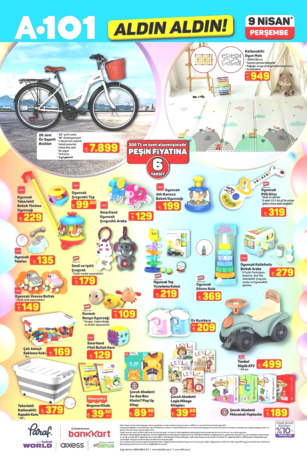 A101’ de bu hafta neler var? 9 Nisan A101 aktüel ürünler kataloğu