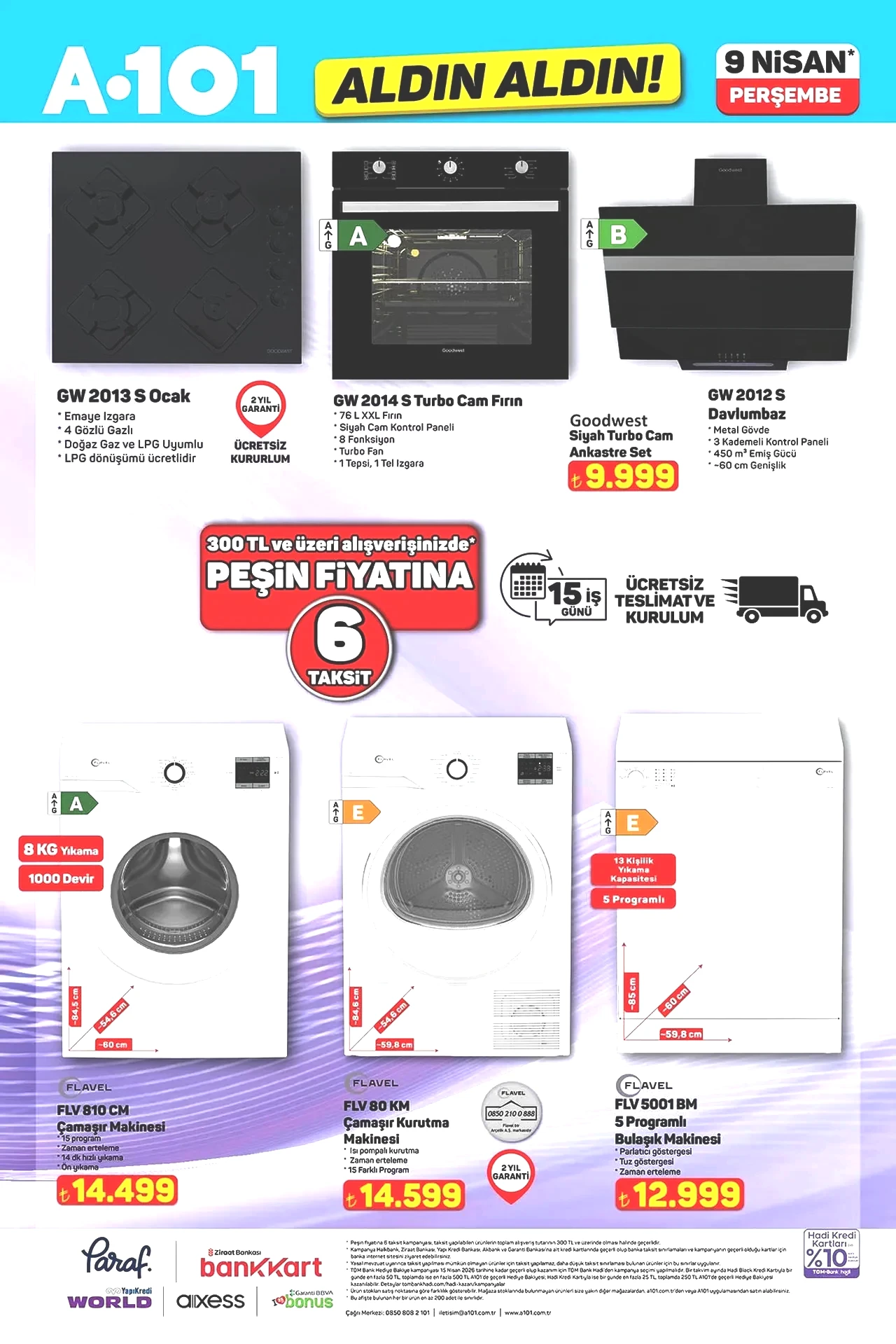 A101’ de bu hafta neler var? 9 Nisan A101 aktüel ürünler kataloğu