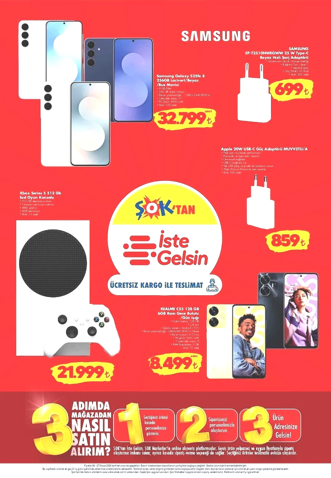 ŞOK 4-7 NİSAN AKTÜEL KATALOĞU ŞOK 4-7 NİSAN AKTÜEL KATALOĞU