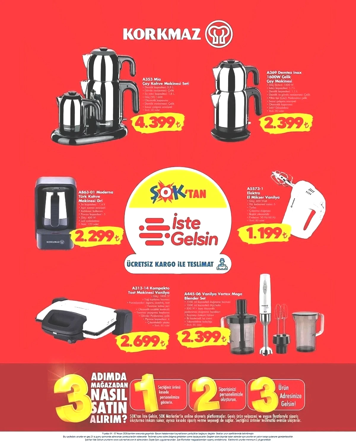 1-7 NİSAN ŞOK AKTÜEL İNDİRİMLERİ 1-7 NİSAN ŞOK AKTÜEL İNDİRİMLERİ